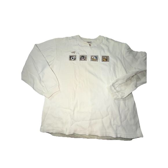 Tops - Disney Storage Vintage Embodied Medium Mickey Button Up Sweater (AJ7)